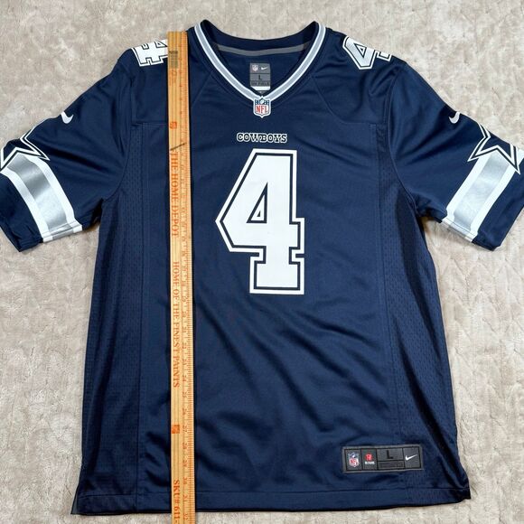 Nike Men's Home Limited Jersey Dallas Cowboys Dak Prescott #4 Size L - Picture 7 of 8